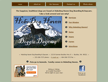 Tablet Screenshot of hobodoghaven.com